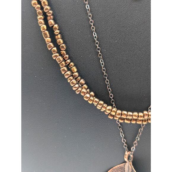 Seven Piece Copper Lot Four Necklaces & Three Bracelets - Picture 2 of 10